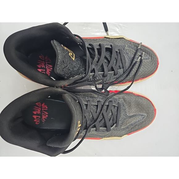 VINTAGE Air Jordan Tatum 1 Black/Red Bred Zoo Jayson Basketball Shoes Size 12.5 main image 9